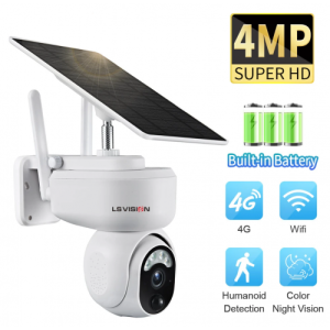 Solar Indoor 4G SIM battery camera
